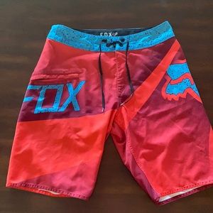 FOX board shorts, 28”, 10” inseam